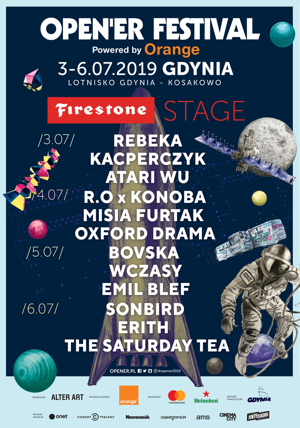 Open’er Festival: Firestone Stage ogłasza listę artystów